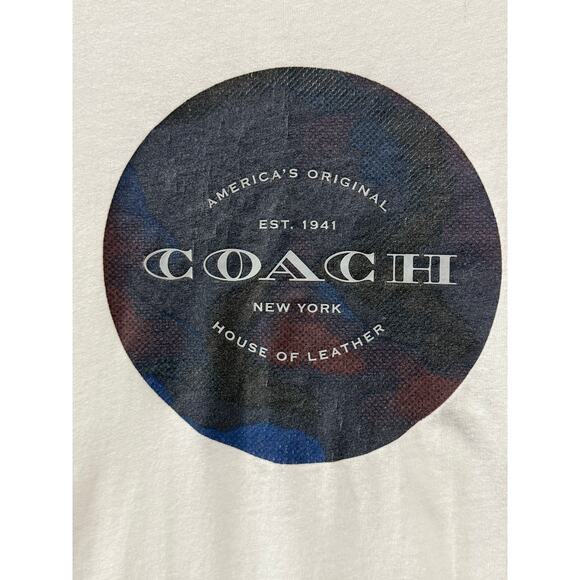 Coach Women’s, Size XS, Logo Graffic T-shirt, Needs Slight Repair - Picture 2 of 12
